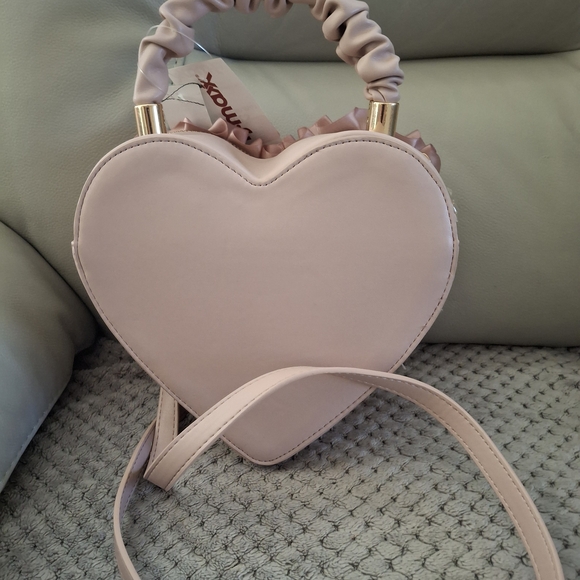 ALDO Pink Floral Heart Crossbody Bag - Picture 3 of 5